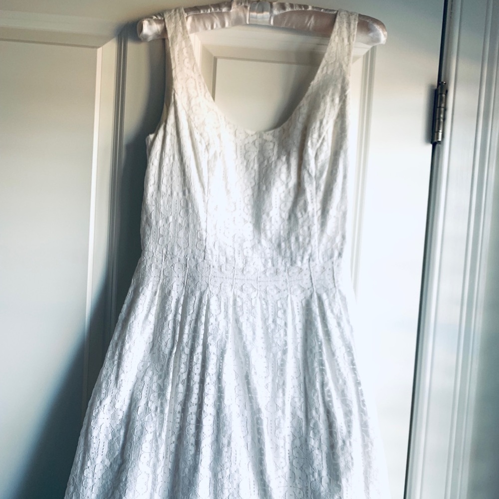 Lilly Pulitzer Crisp white lace dress